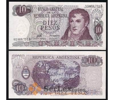 Банкнота Аргентина 10 песо 1976 P300 UNC  арт. В00104