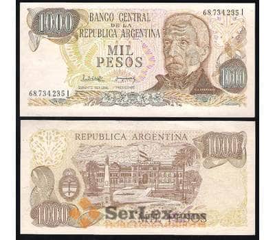 Банкнота Аргентина 1000 Песо 1977-82 UNC №304 арт. В00105