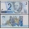Бразилия 2 реала 2001 Р249b UNC  арт. В00066