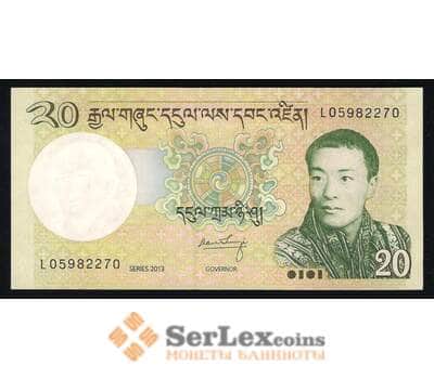 Банкнота Бутан 20 Нгултрум 2006 UNC №30 арт. В00373