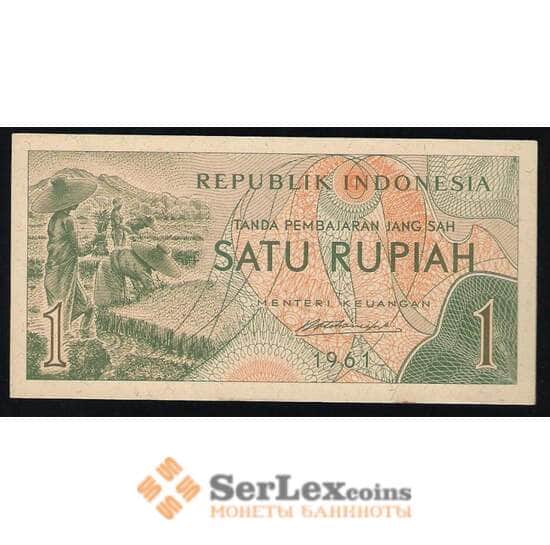 Индонезия банкнота 1 рупия 1961 Р78 UNC  арт. В00390