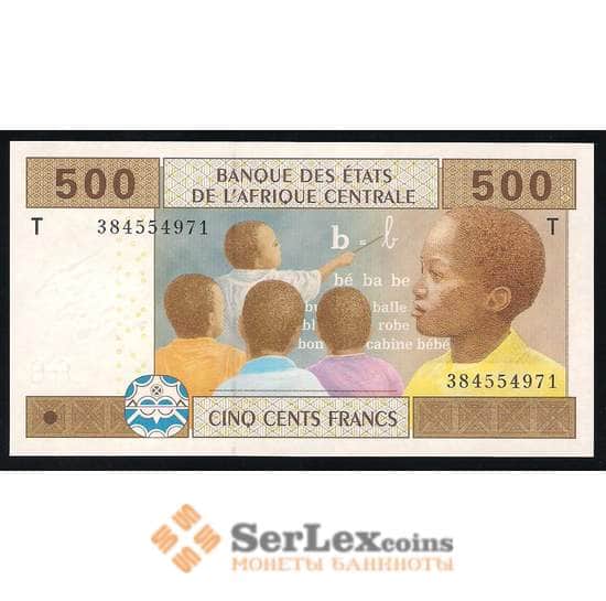 Центральная Африка (ЦАР) Конго 500 Франков 2002 №106T арт. В00229