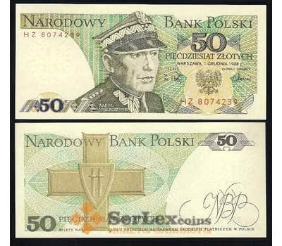 Банкнота Польша 50 Злотых 1988 Р142 UNC  арт. В00081