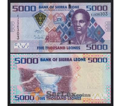 Банкнота Сьерра-Леоне 5000 леоне 2010 Р32a UNC арт. В00211