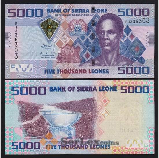 Сьерра-Леоне 5000 леоне 2010 Р32a UNC арт. В00211
