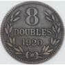 Гернси 8 дублей 1920 КМ14 VF арт. 56684