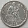США дайм 10 центов 1872 КМ92 VF+ арт. 11461