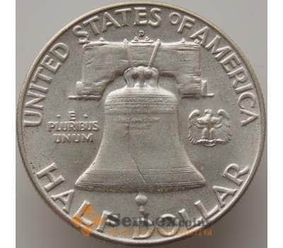 Монета США 1/2 доллара 1963 D КМ199 AU арт. 9310