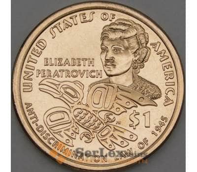 Монета США 1 доллар 2020 D UNC Сакагавея Элизабет Ператрович  арт. 21822