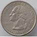 Монета США 25 центов 2008 P КМ421 UNC Оклахома (J05.19) арт. 17394