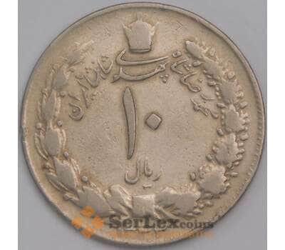 Монета Иран 10 риалов 1964 КМ1177а VF арт. 38842