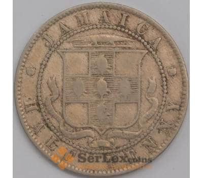 Ямайка монета 1/2 пенни 1894 КМ16 VF арт. 41895