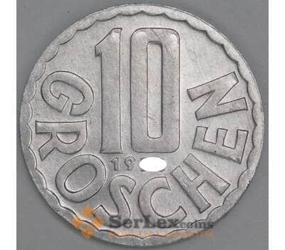 Австрия 10 грошей 1952-1989 КМ2878 UNC арт. 54855