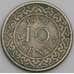 Суринам монета 10 центов 1971 КМ13 VF арт. 46297