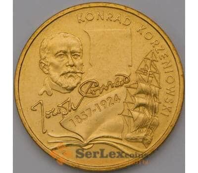 Монета Польша 2 злотых 2007 Y591 Конрад Коженёвский арт. 36698