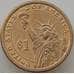 Монета США 1 доллар 2007 P КМ402 aUNC президент Джон Адамс арт. 12417