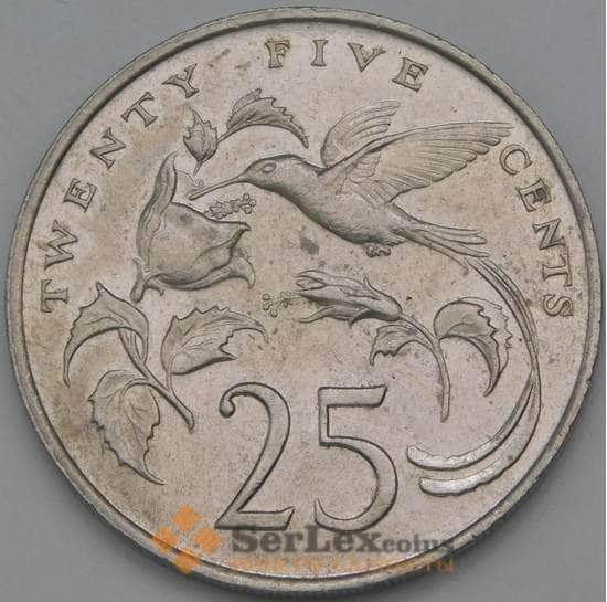 Ямайка 25 центов 1984 КМ49 XF арт. 38511