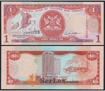 Тринидад и Тобаго банкнота 1 Доллар 2002 Р41 UNC  арт. 48373