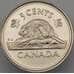 Монета Канада 5 центов 2002 КМ446 UNC 50 лет правления (J05.19) арт. 18731