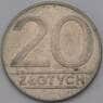 Польша 20 злотых 1989 Y153.2 арт. 36933