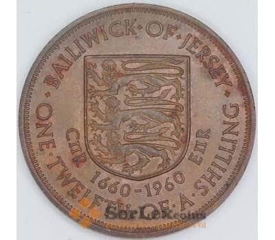 Джерси 1/12 шиллинга 1960 КМ23 XF арт. 56467