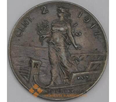 Италия 2 чентезимо 1917 КМ41 XF арт. 41719