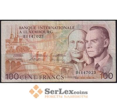 Люксембург банкнота 100 франков 1981 Р14А F арт. 42659