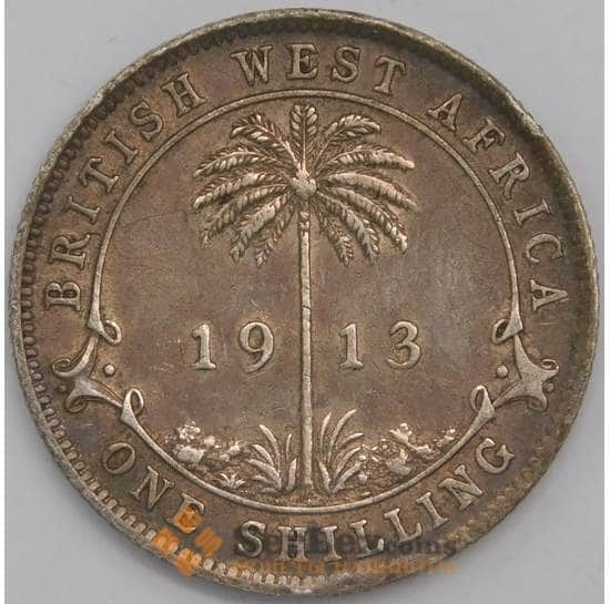 Британская Западная Африка 1 шиллинг 1913 КМ12 XF арт. 40472