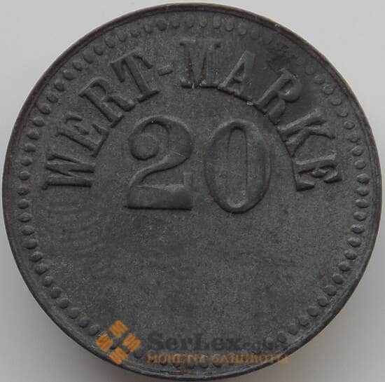Германия платежный жетон 20 Wert-Marke XF арт. 11537