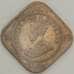 Монета Британская Индия 2 анна 1935 КМ516 F (n17.19) арт. 21322