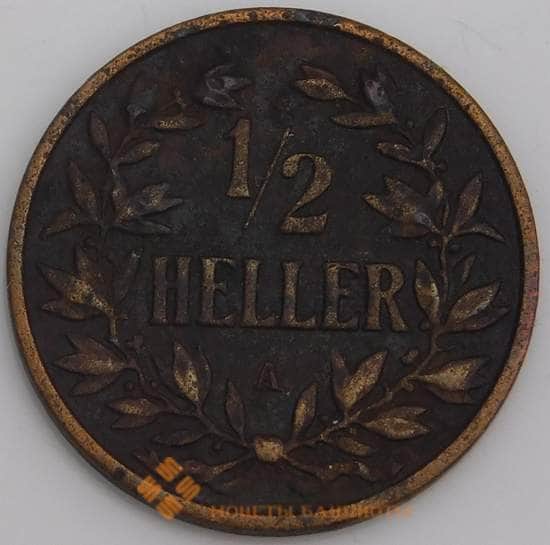 Немецкая Восточная Африка 1/2 геллера 1904 КМ6 VF арт. 45953