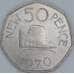 Гернси 50 пенсов 1970 КМ25 AU арт. 56454