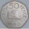 Гернси 50 пенсов 1970 КМ25 AU арт. 56454