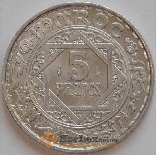 Марокко 5 франков 1951 Y48 UNC (J05.19) арт. 17715