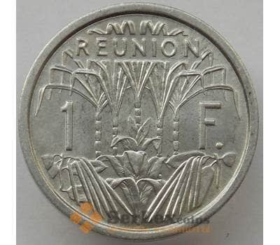 Монета Реюньон 1 франк 1964 КМ6.1 UNC арт. 14250