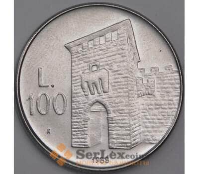 Сан-Марино 100 лир 1988 КМ224 UNC Укрепления Сан-Марино арт. 41555