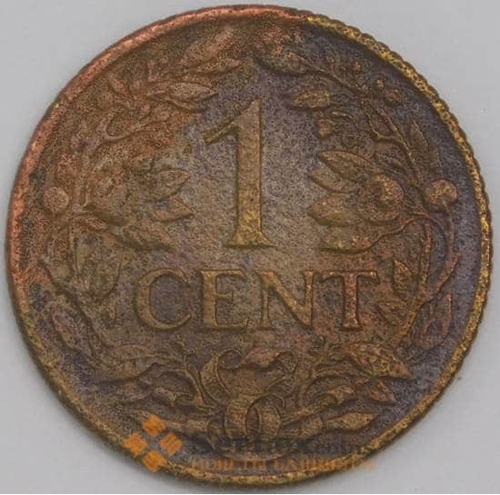 Суринам монета 1 цент 1943 КМ10 F арт. 43617