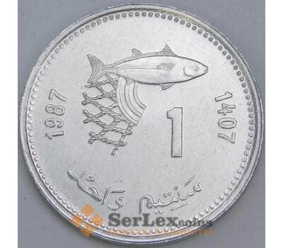 Марокко 1 сантим 1987 (1407) Y93 UNC арт. 57293
