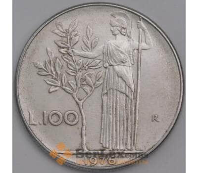 Монета Италия 100 лир 1976 KM96.1 AU  арт. 39357