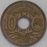 Франция 10 сантимов 1926 КМ866а AU арт. 22723