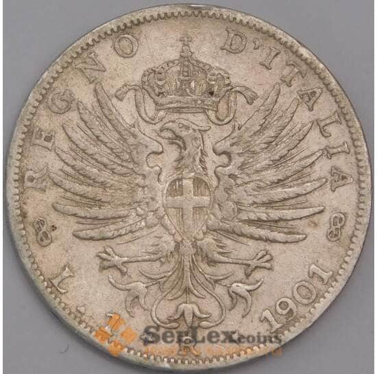 Италия 1 лира 1901 КМ32 VF арт. 41693