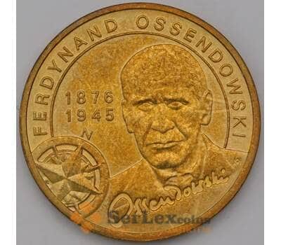 Монета Польша 2 злотых 2011 Y797 Фердинанд Оссендовский арт. 36749