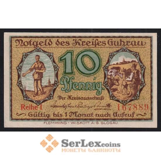 Германия Польша Guhrau (Гурау) 10 пфеннигов 1920 UNC арт. 52016
