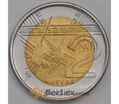 Перу монета 2 новых соля 2013 КМ343 UNC арт. 41433