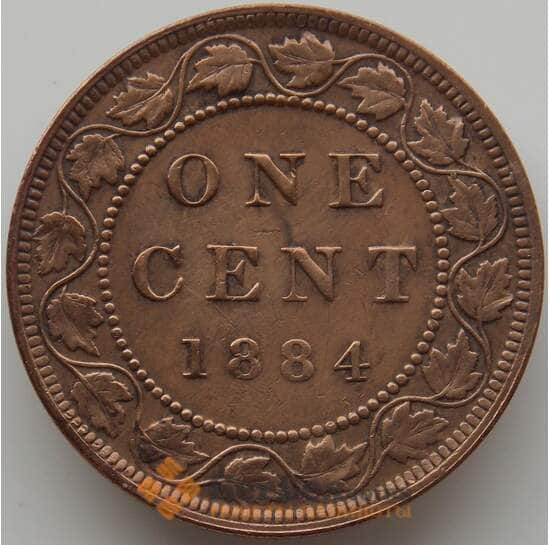 Канада 1 цент 1884 КМ7 XF арт. 11667