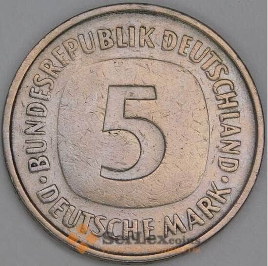 Германия 5 марок 1979 F КМ140.1 VF арт. 54939