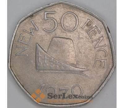 Гернси 50 пенсов 1970 КМ25 VF арт. 54883