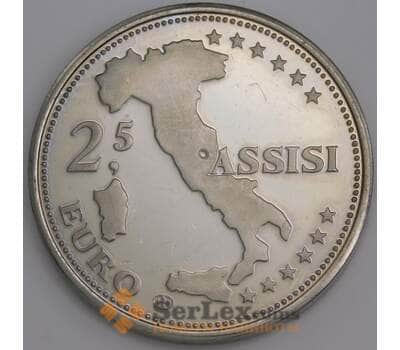Италия монета 2,5 евро 1997 ВU UNUSUAL  арт. 45734