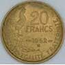 Франция 20 франков 1952 B КМ917 AU-aUNC арт. 56963