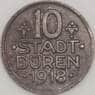 Германия Нотгельд 10 пфеннигов 1918 UNC Дюрен (J05.19) арт. 18242